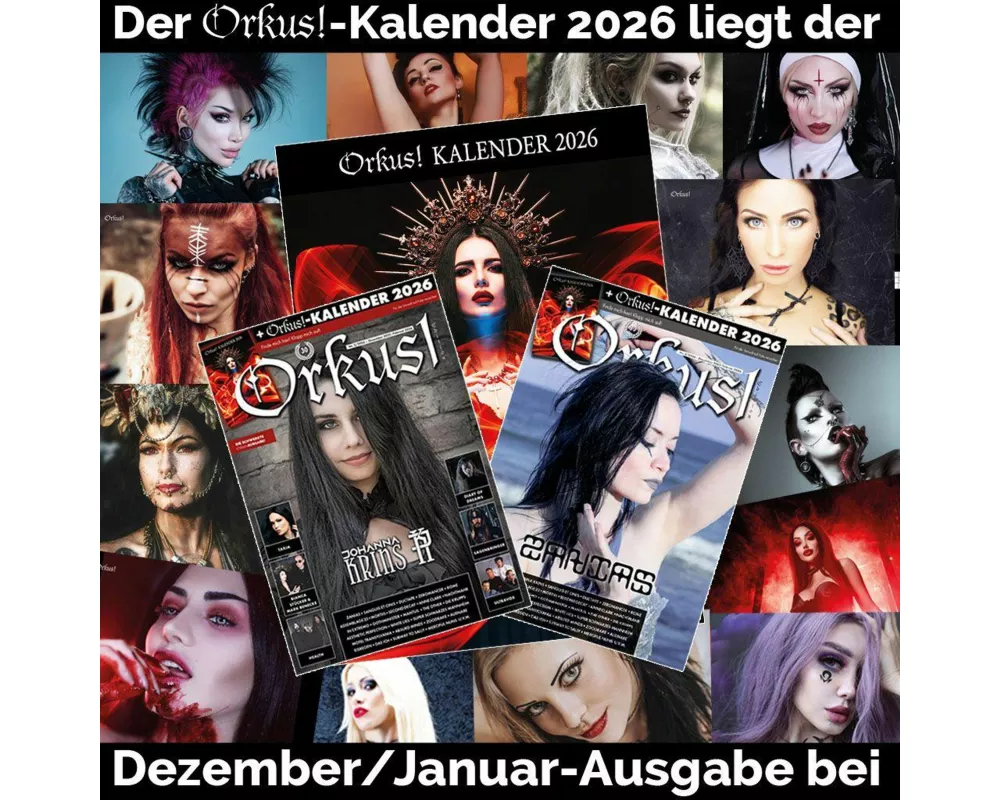 Orkus!-Edition Dezember 2025 /Januar 2026 mit Kalender 2026