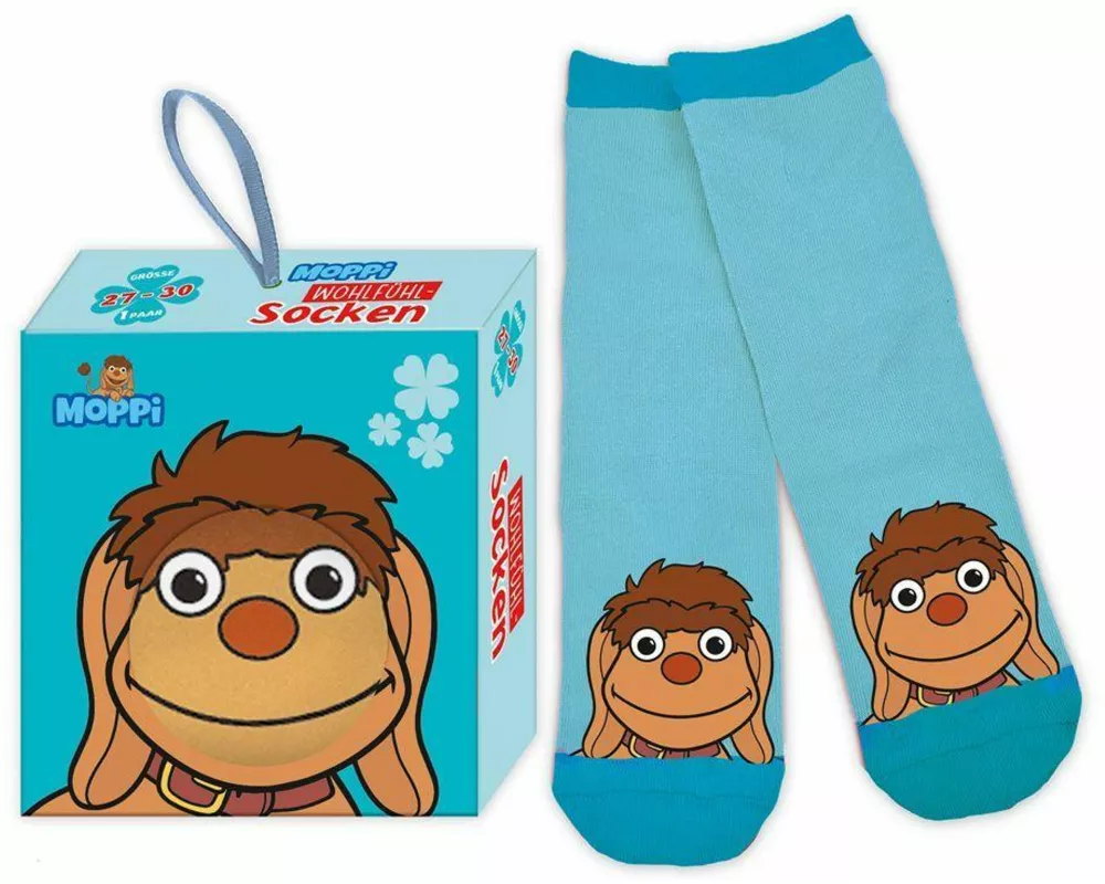 TRÖTSCH - Unser Sandmännchen Moppi Kindersocken Größe 27 bis 30