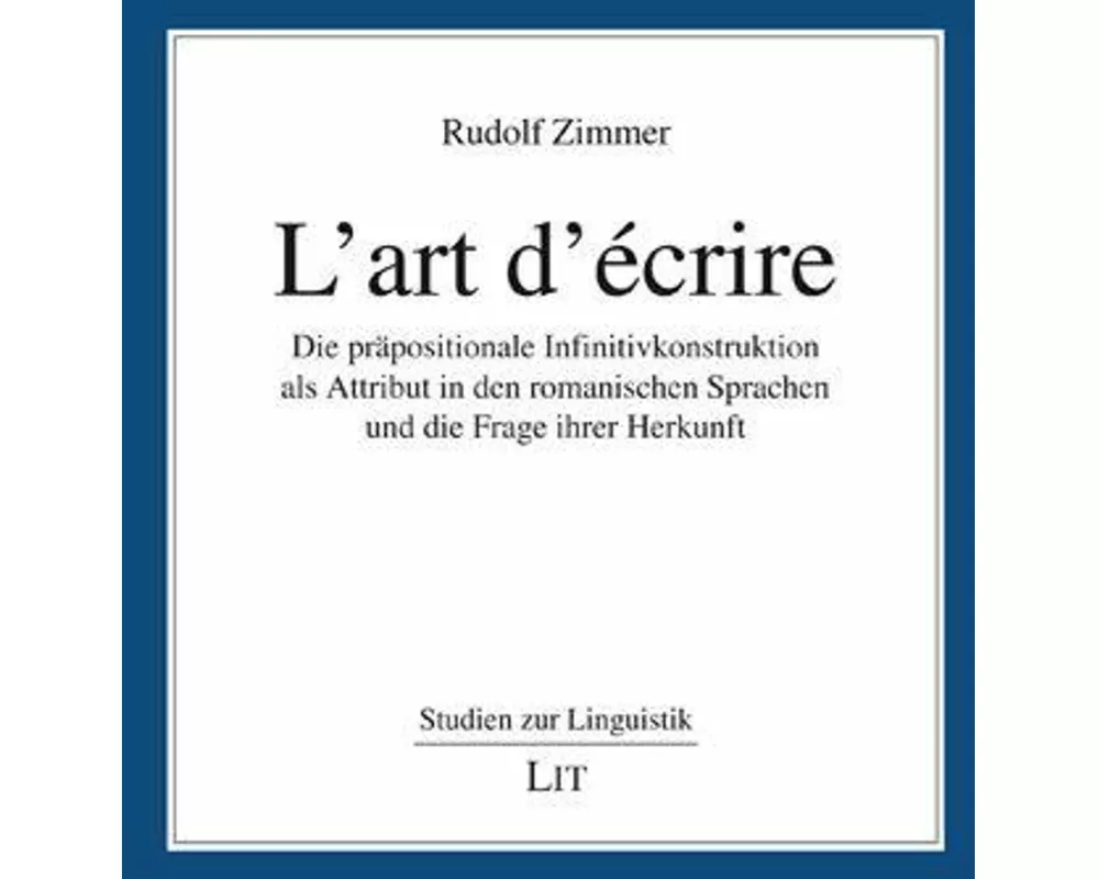 L'art d'écrire
