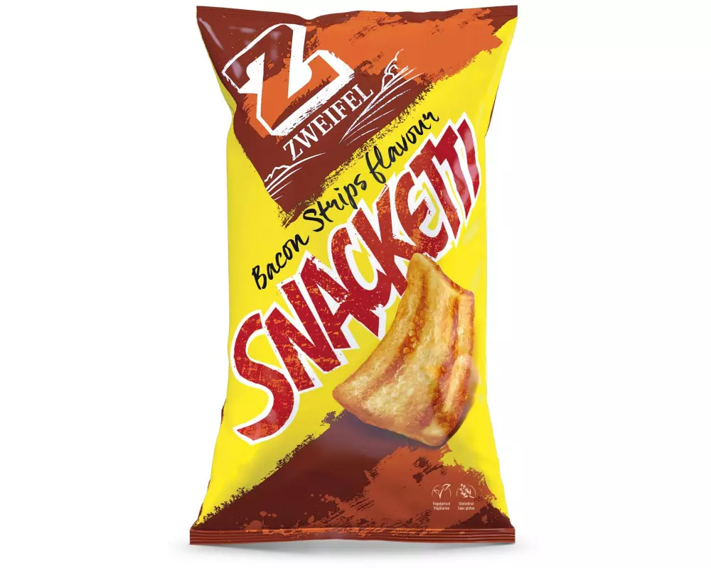 Zweifel Chips Snacketti Bacon flavour Strips 75 g