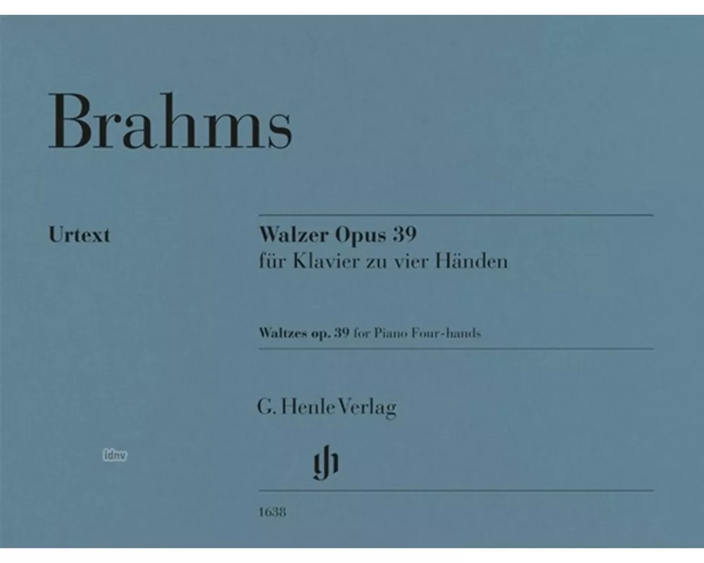 Brahms, Johannes - Walzer op. 39
