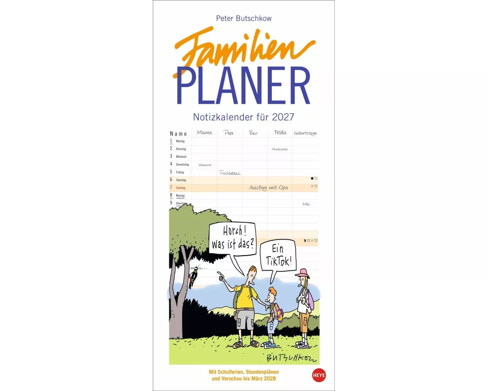 Peter Butschkow: Familienplaner 2027