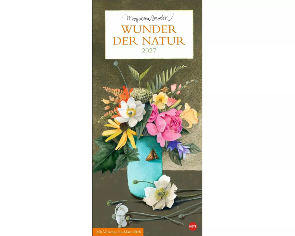 Marjolein Bastin: Wunder der Natur Kalender 2027