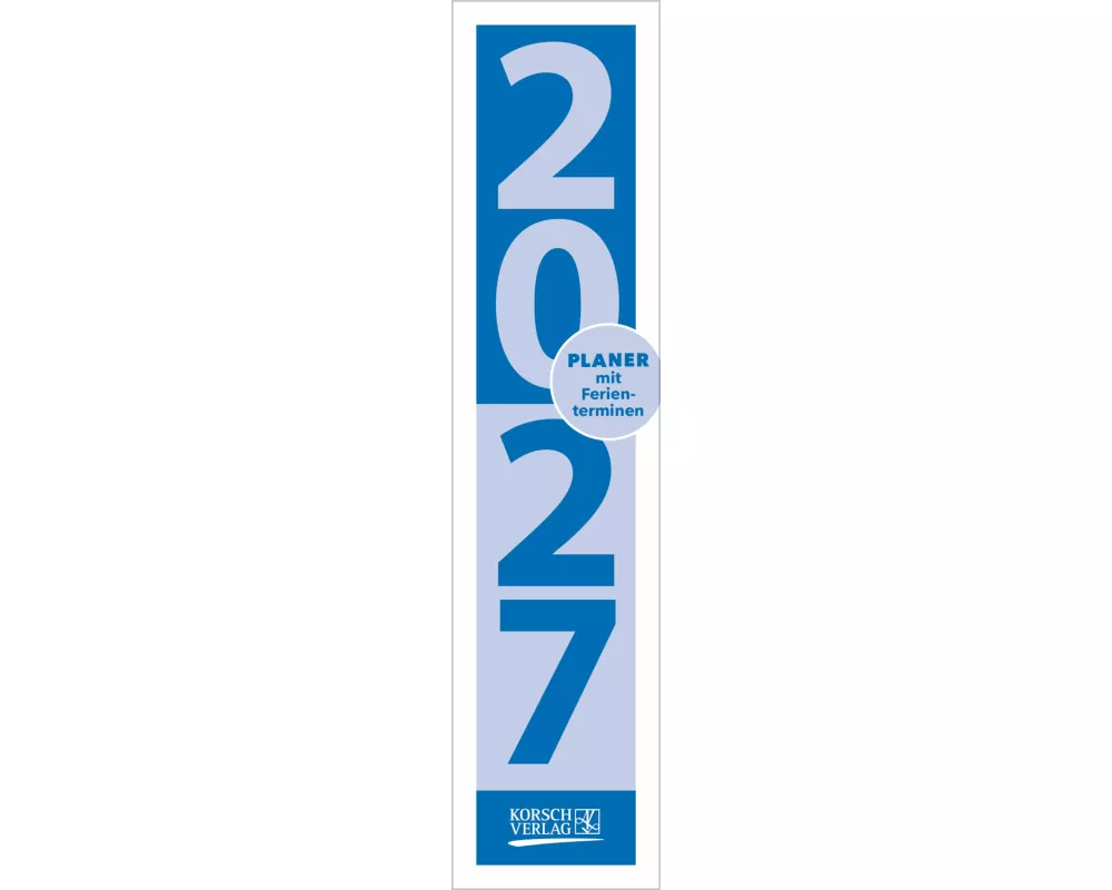 Streifenplaner Compact Blau 2027