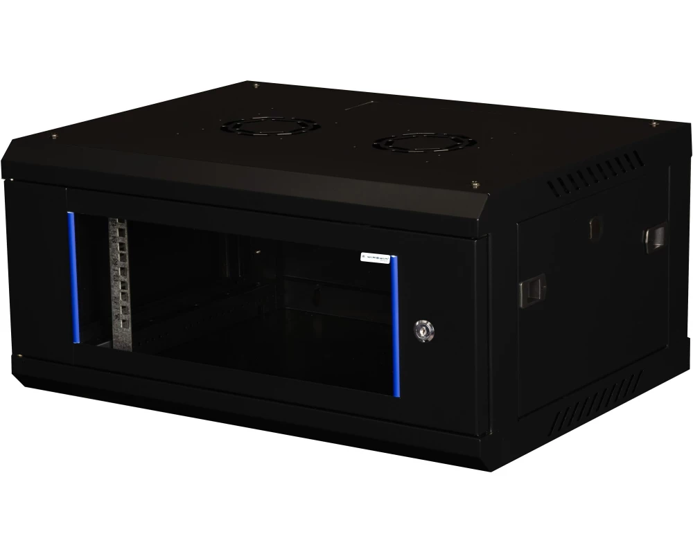 Wirewin Wandschrank 600X450X6U Pro 3rd Gen 19" / 6HE / Schwarz