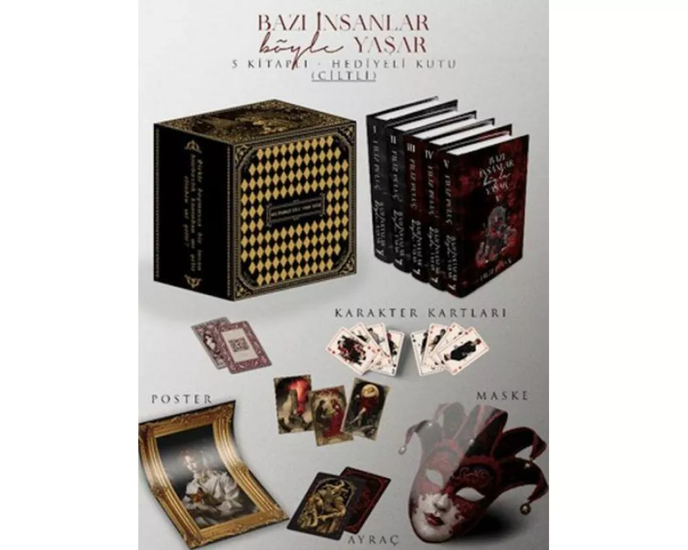 Bazi Insanlar Böyle Yasar 5 Kitap Takim, Kutulu, Ciltli