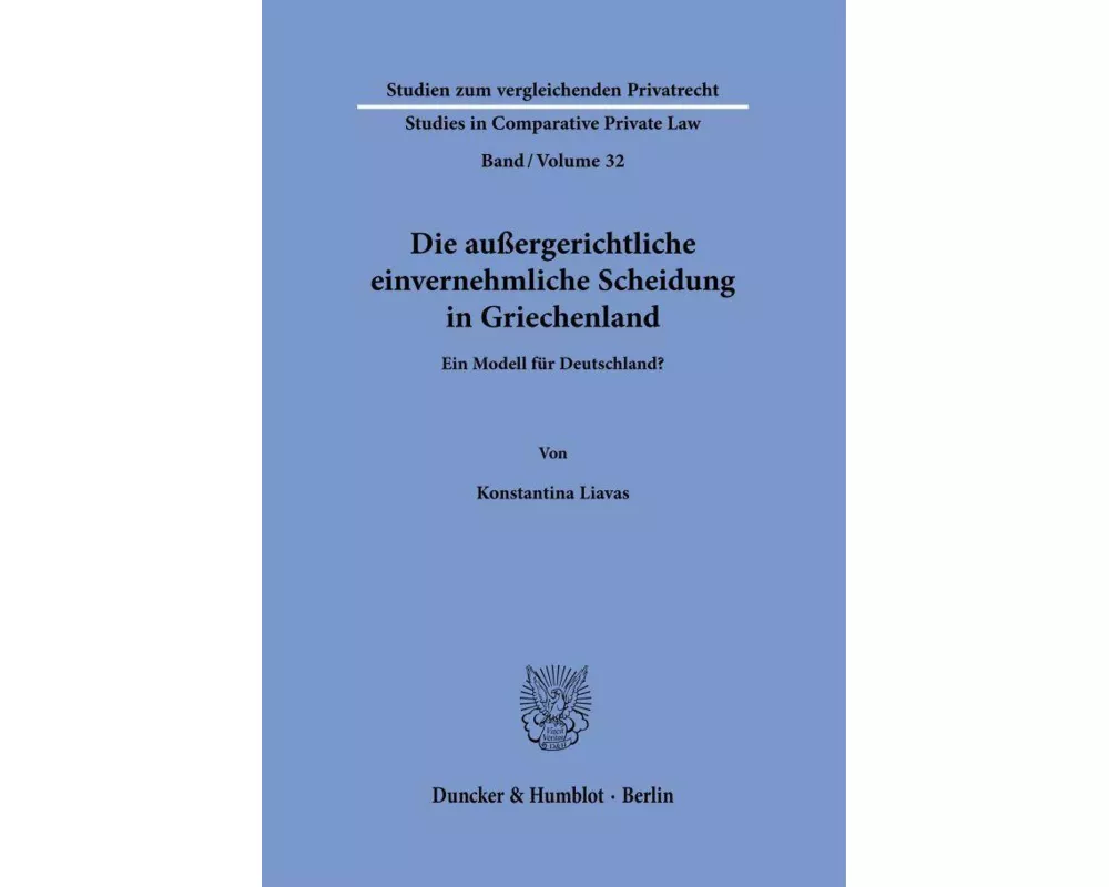 Die außergerichtliche einvernehmliche Scheidung in Griechenland