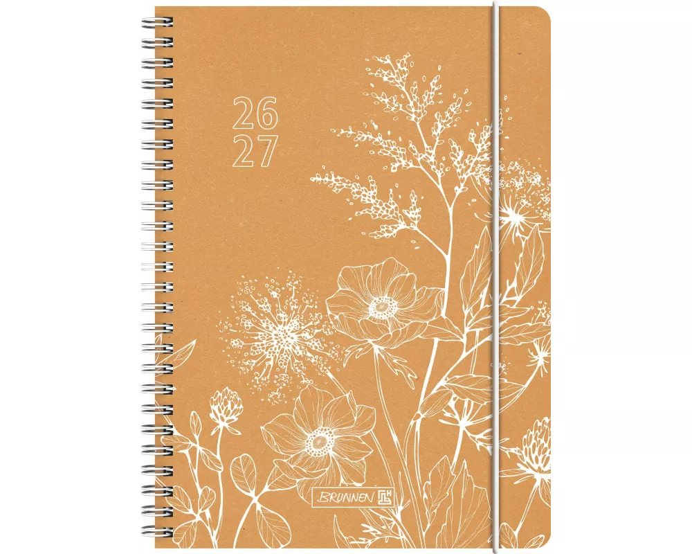 Schülerkalender 2026/2027 "Meadow" | A5, Leder