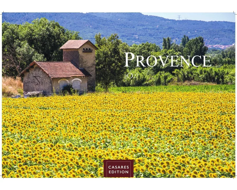 Provence Kalender 2027 - Wandkalender | Fotokalender Frankreich 24x35cm - Atemberaubende Landschaften, Blühende Lavendelfelder & Charmante Dörfer - Pe