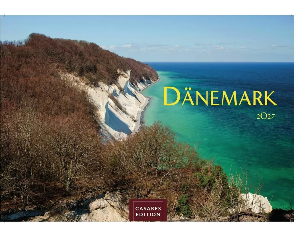 Dänemark Kalender 2027 - Wandkalender | Fotokalender Nordeuropa 35x50cm Grosses Format - Inspirierende Fotos von Dänemarks unberührter Natur, Küsten,