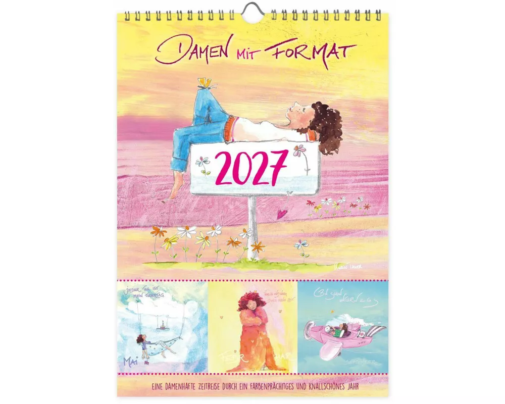 Monatsplaner Damen mit Format 2027