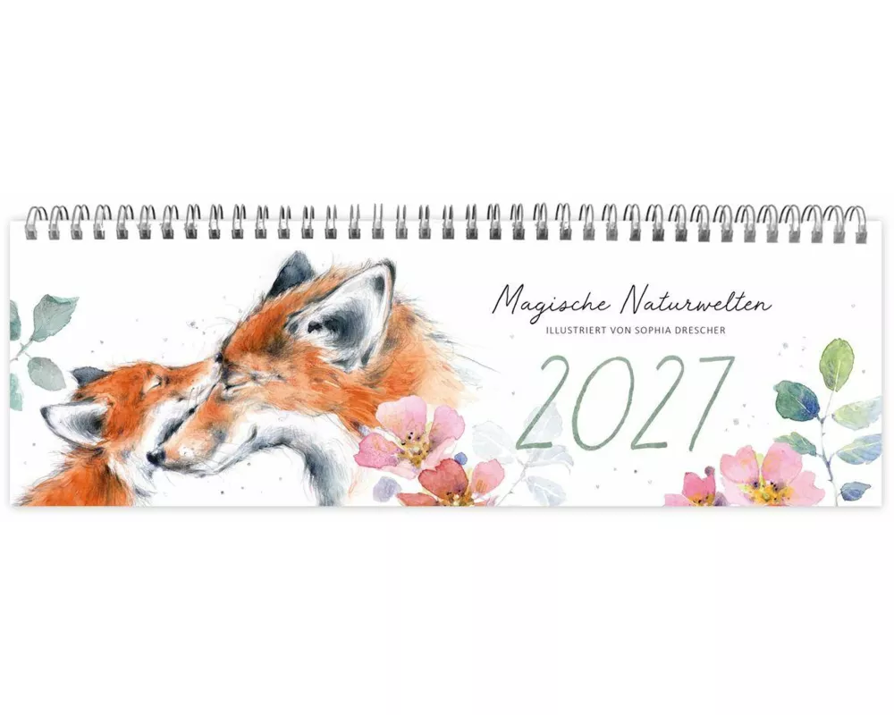 Tischkalender Füchse 2027