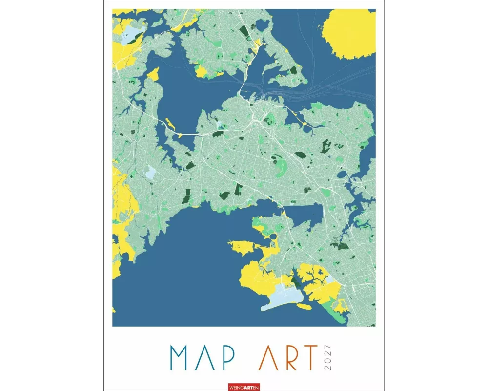 Map Art Kalender 2027