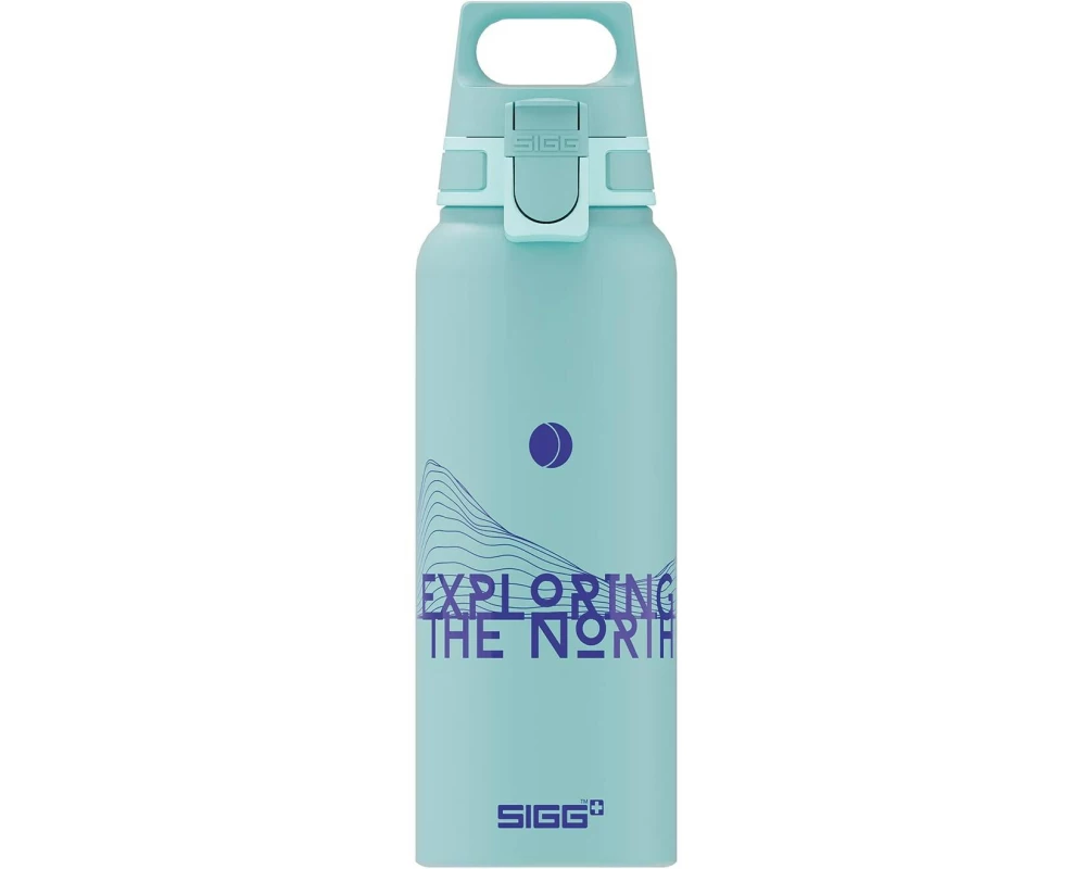 SIGG Trinkflasche WMB ONE Pathfinder 1000 ml, Hellblau