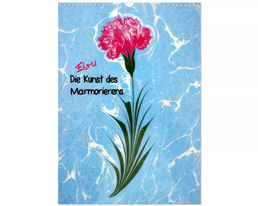 Ebru - Marmorieren auf Wasser (Wandkalender 2026 DIN A3 hoch), CALVENDO Monatskalender
