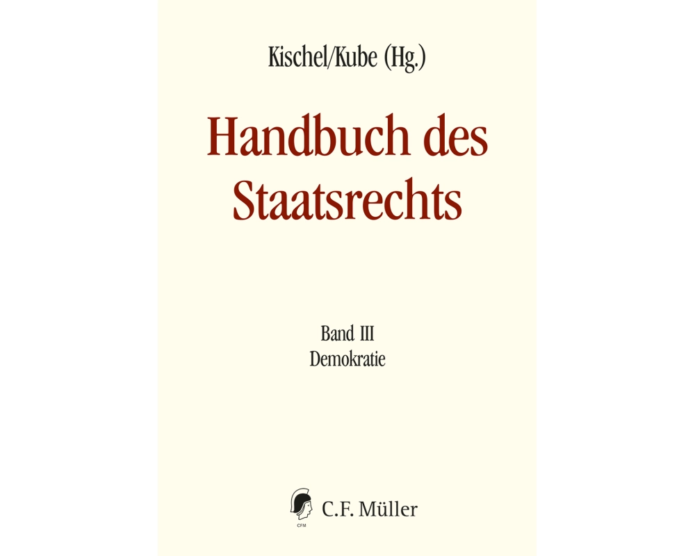 Handbuch des Staatsrechts - Neuausgabe
