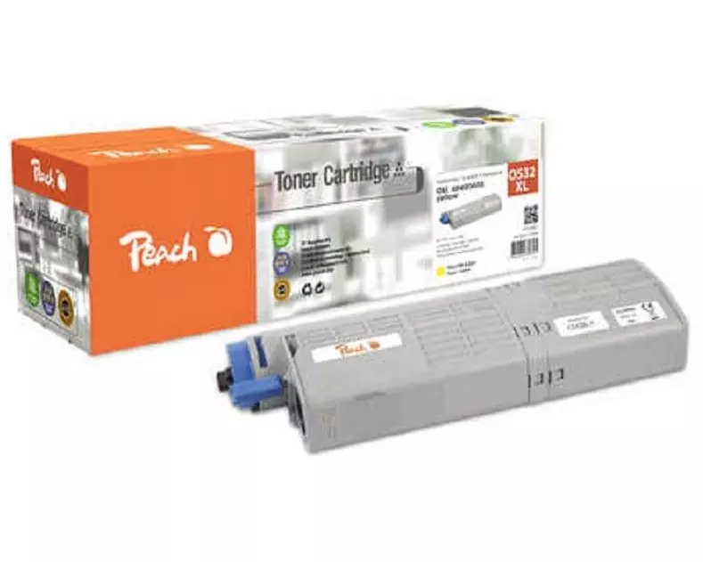 Peach Toner OKI 46490401 Yellow