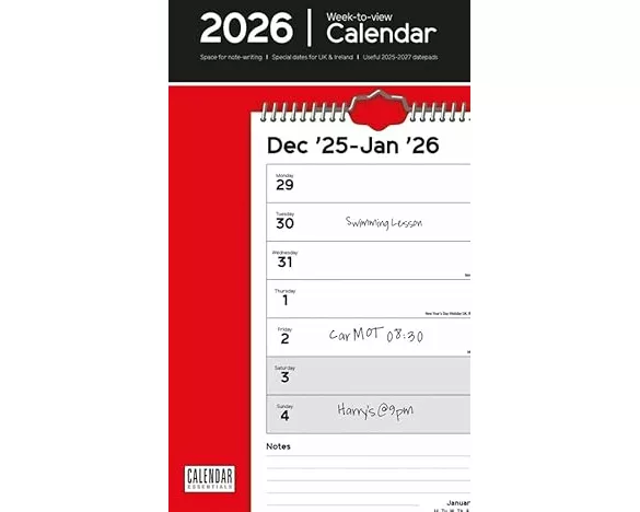 Essential Weektoview Stubby Slim Calenda