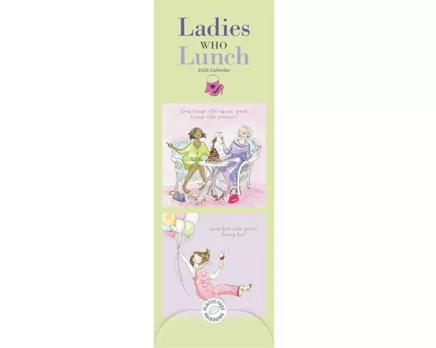 Ladies Who Lunch Slim Calendar 2026