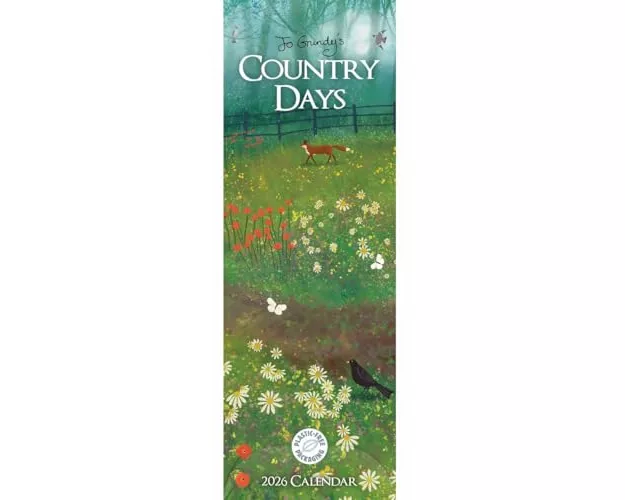 Country Days Jo Grundy Slim Calendar 202
