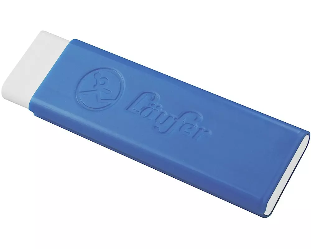Läufer Radiergummi Pocket Blau