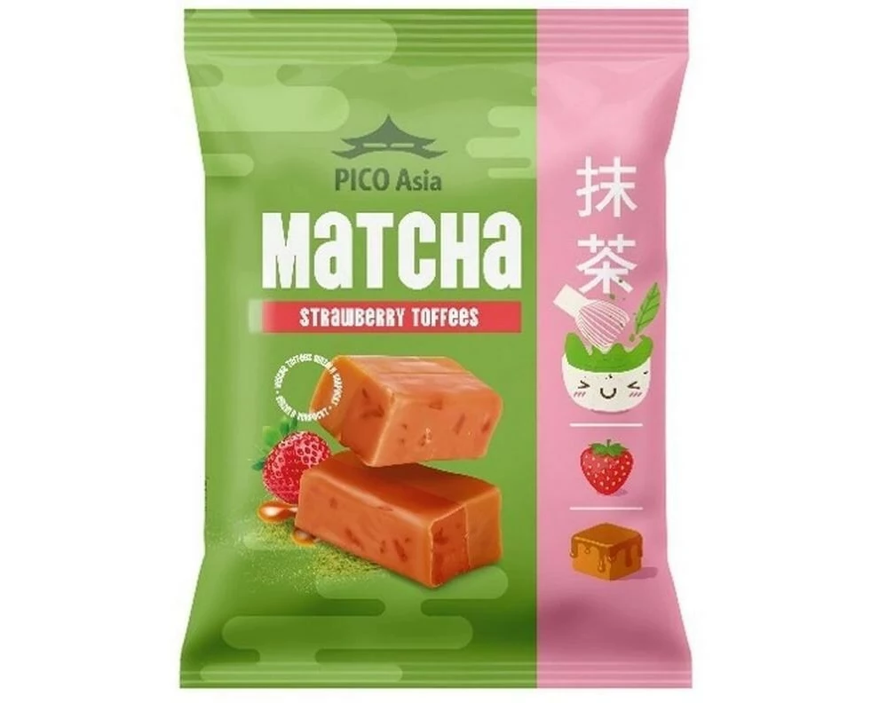 Pico Food Asia Matcha Erdbeer Toffees 200 g
