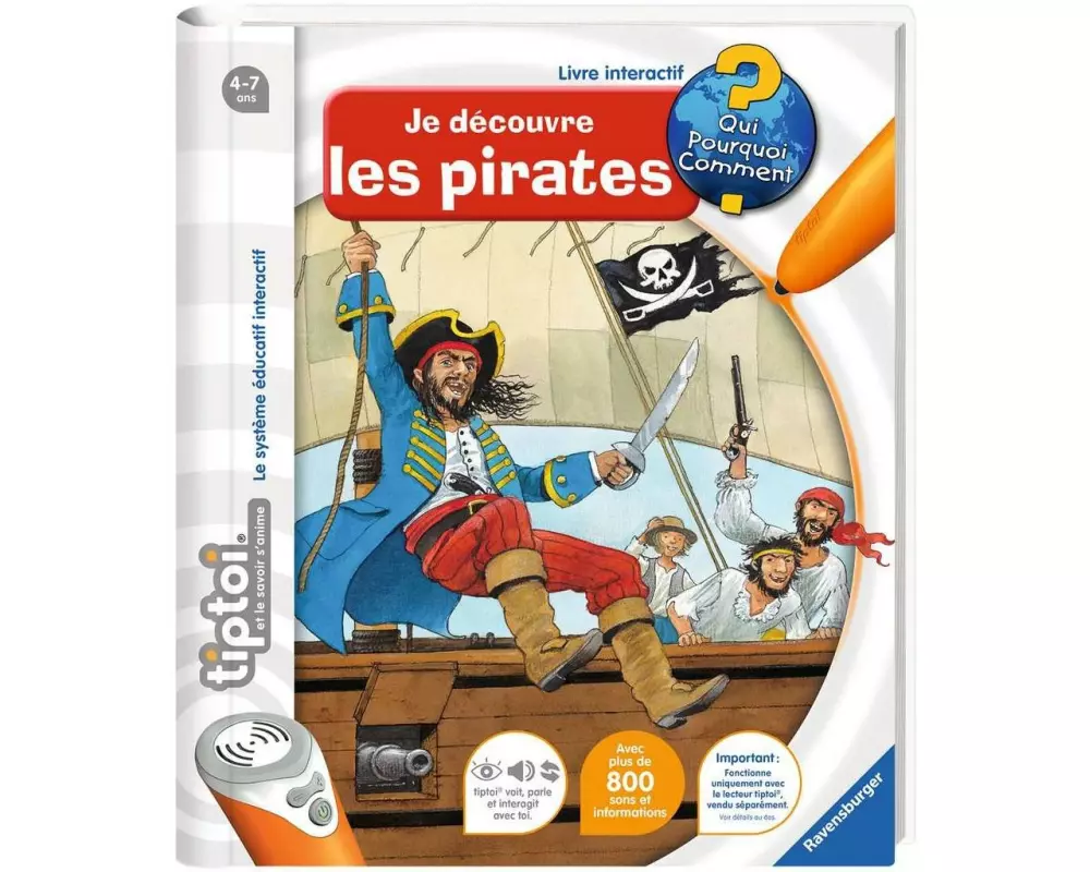 tiptoi Lernbuch Je découvre les pirate -FR-