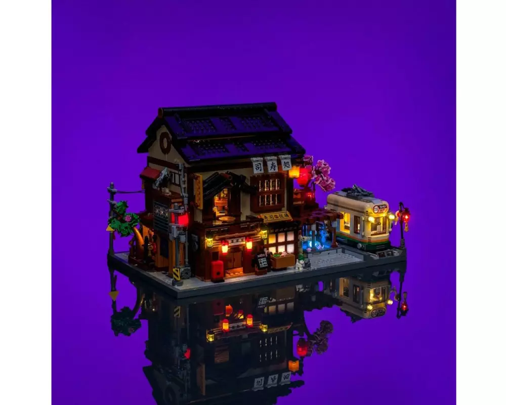 Light My Bricks LED Licht Set für LEGO BrickLink 910060 Sushi Restaurant