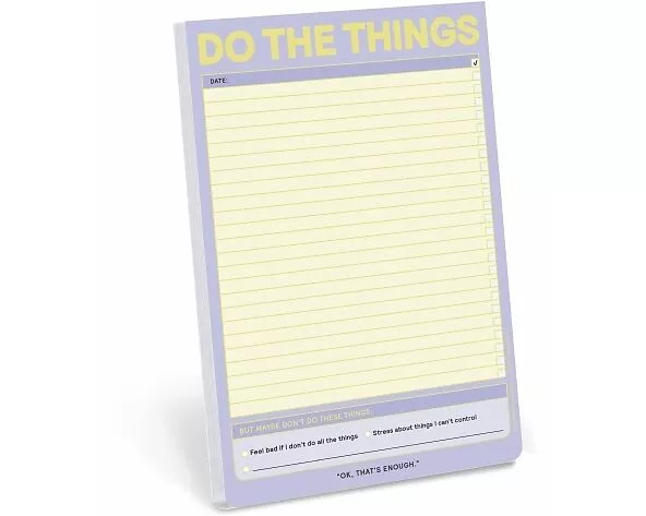 Knock Knock Do the Things Pad (Pastel Version)