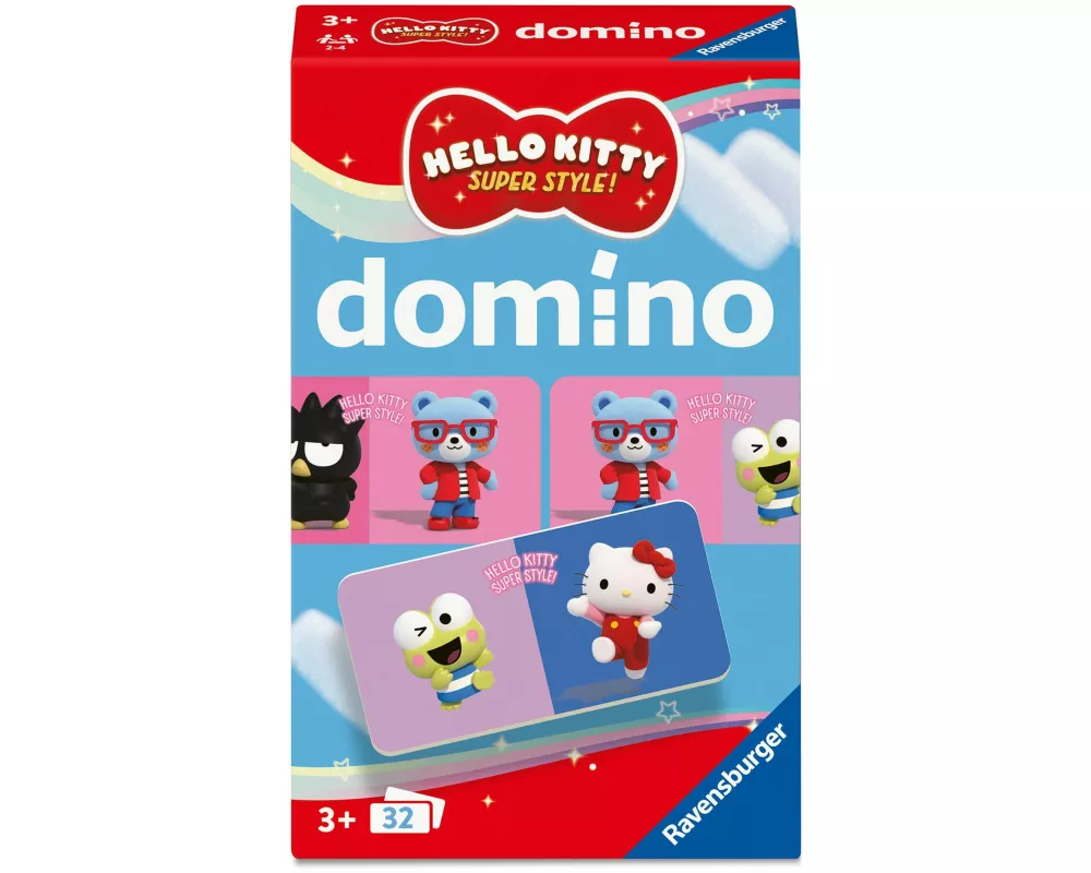 Domino Hello Kitty - Reisespiel ab 3 Jahre