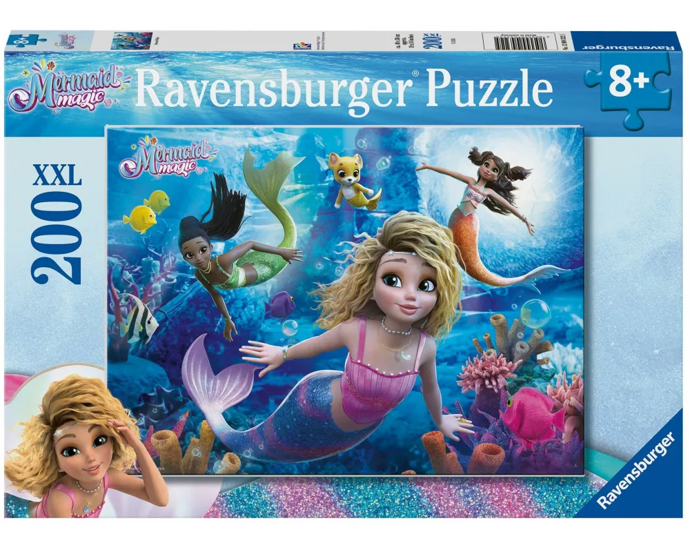 Kinderpuzzle 200 XXL Teile - Meerjungfrauen Magie