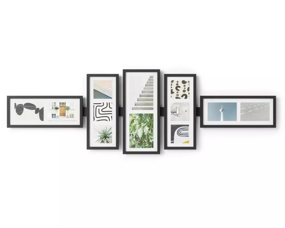 Umbra Bilderrahmen Shuffle 129 x 41 cm, Schwarz