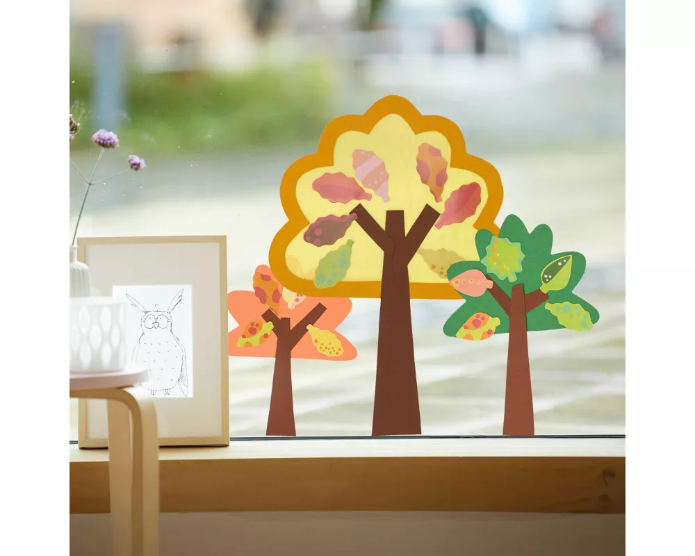 Bastelset - Erstes Kleben Laubwald