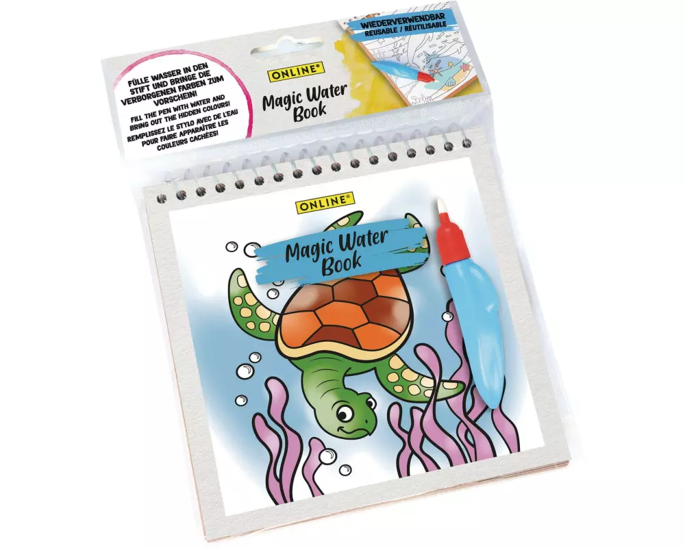 Online Malbuch Magic Water Book