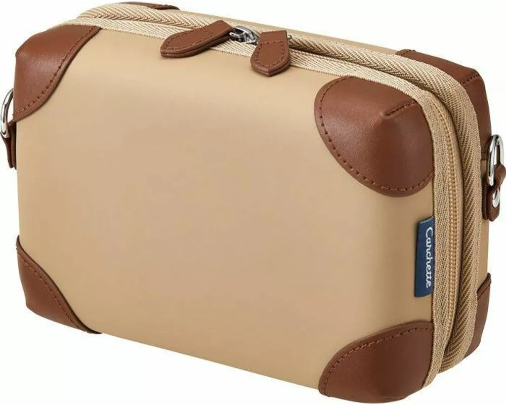 Carchette Carry Pouch (Beige) - Federmäppchen - Kosmetiktasche - Travel Pouch | by KING JIM