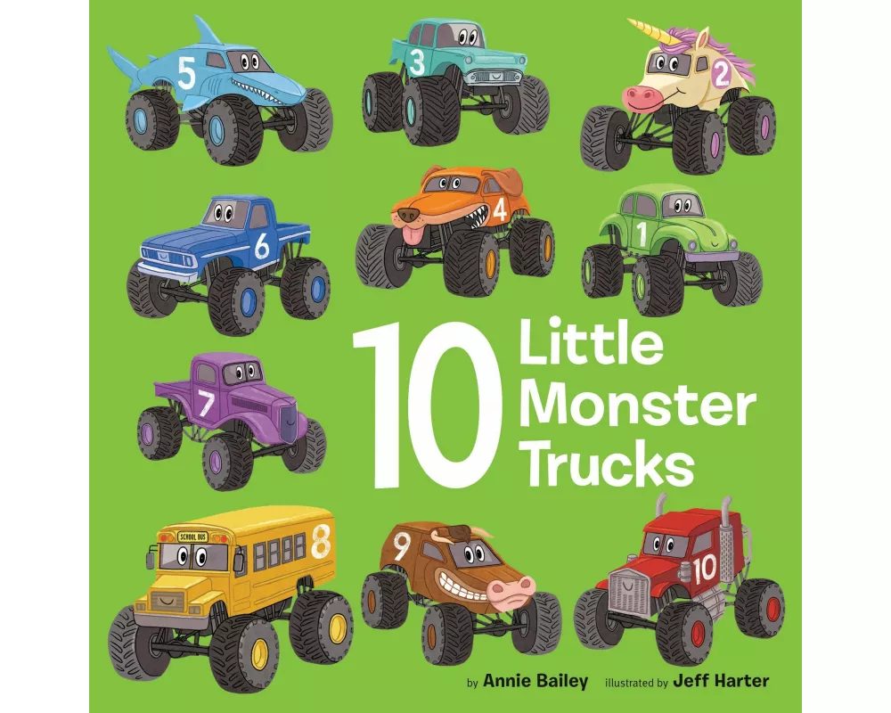 10 Little Monster Trucks
