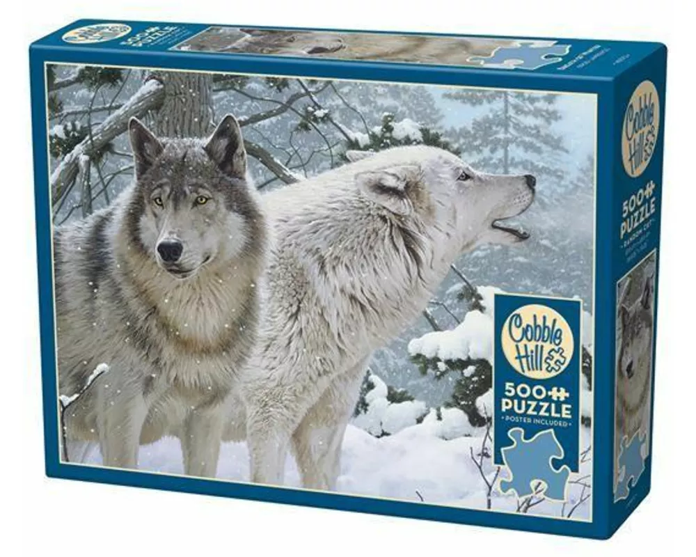 Wölfe im Schnee 500 Teile