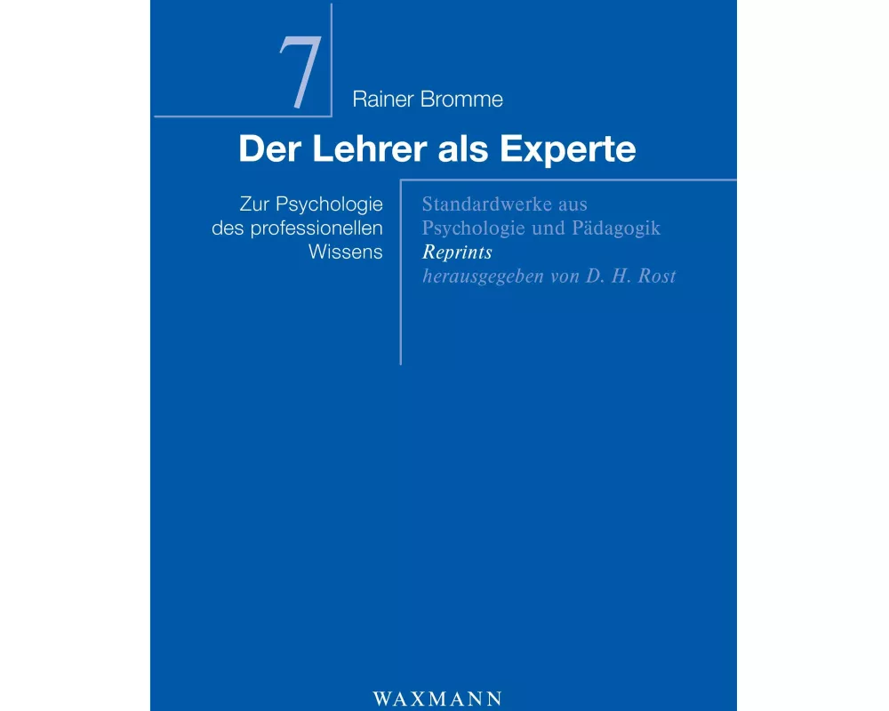 Der Lehrer als Experte