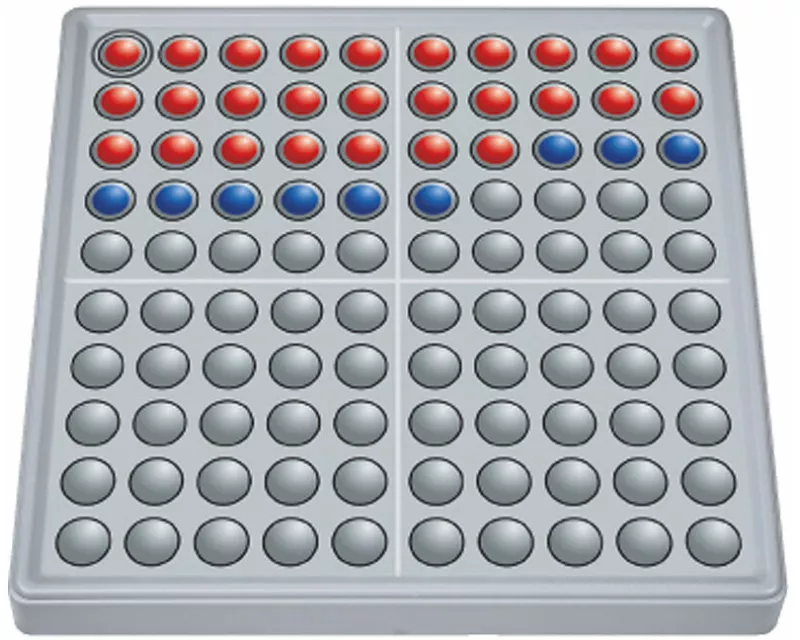 ABACO 100 tricolor rot-blau 1.- 4. Schuljahr