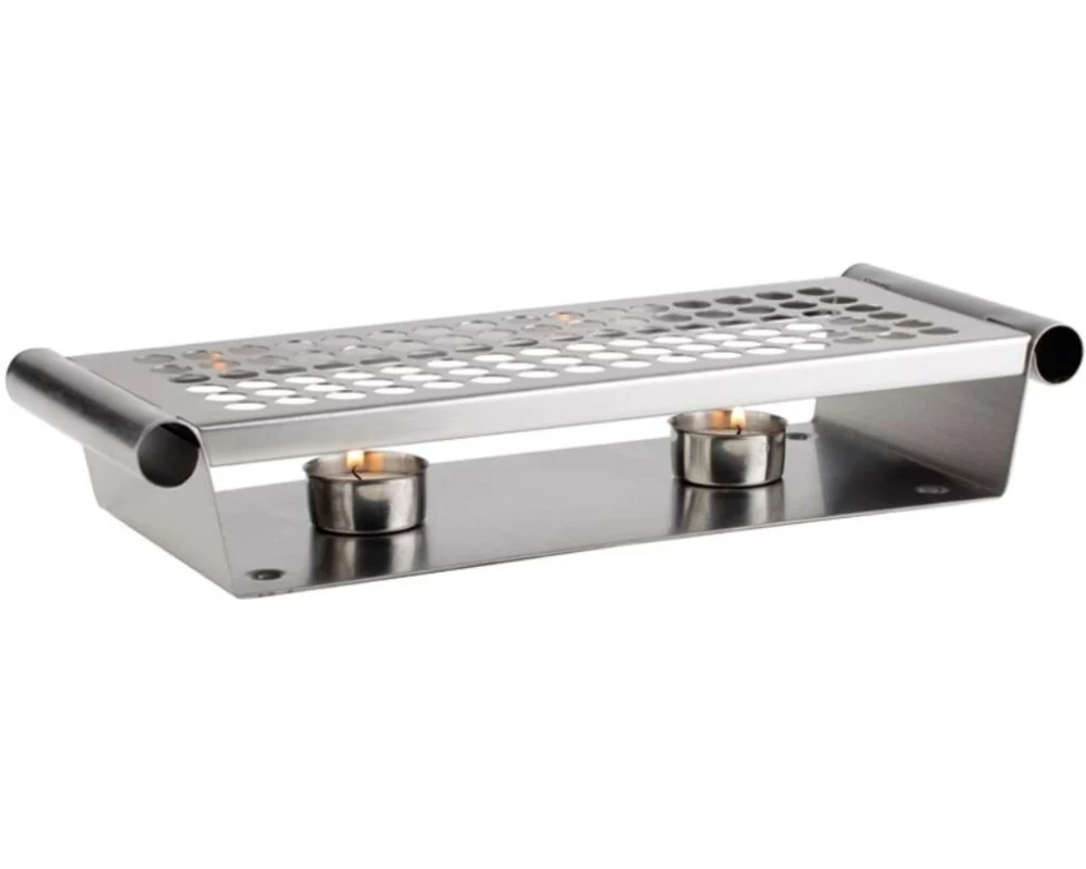 APS Speisenwärmer, 2-flammig, 34 x 13 cm, H6 cm 2-flammig 34 x 13 cm H6 cm