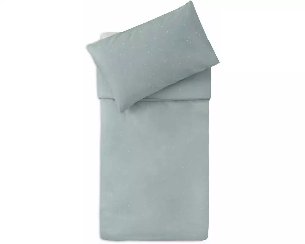 Jollein Kinderbettwäsche twinkling sea green 100 x 140 cm