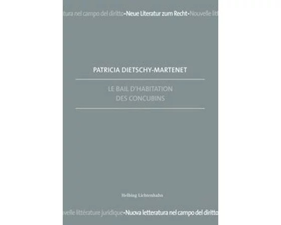 Le bail d'habitation des concubins