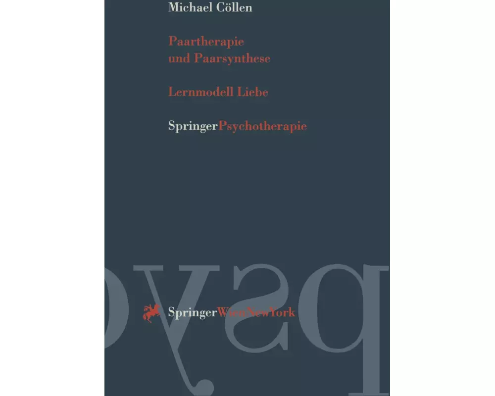 Paartherapie und Paarsynthese