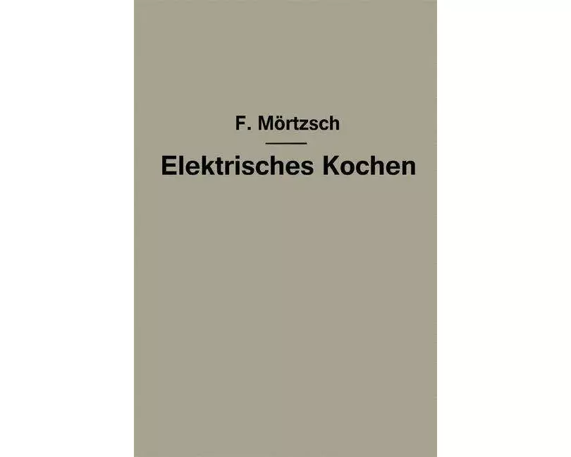 Elektrisches Kochen