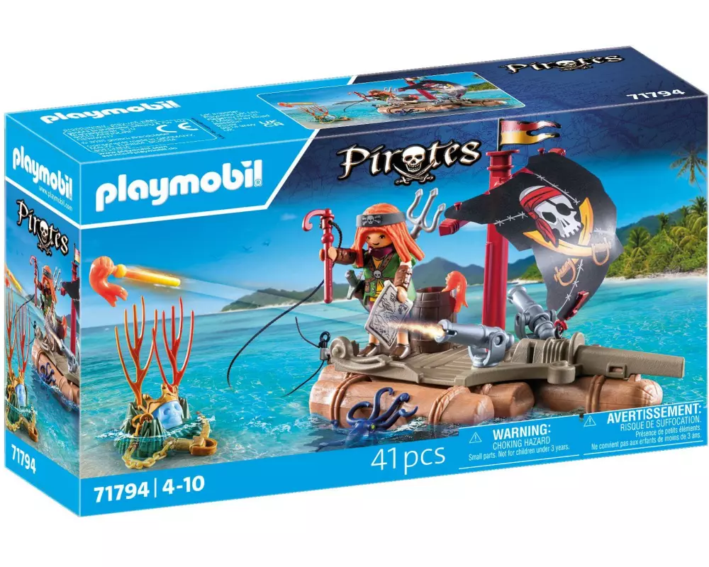 Playmobil Pirates Schatzbergung auf Piratenfloss 71794