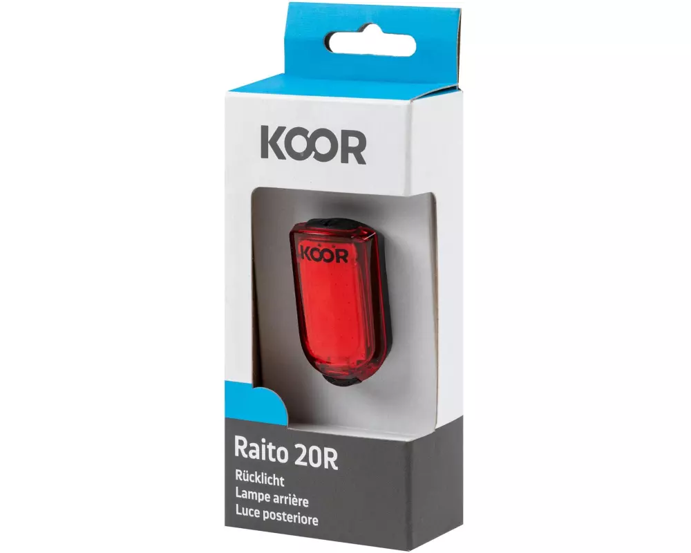 KOOR Velolampe Raito 20R Rücklicht