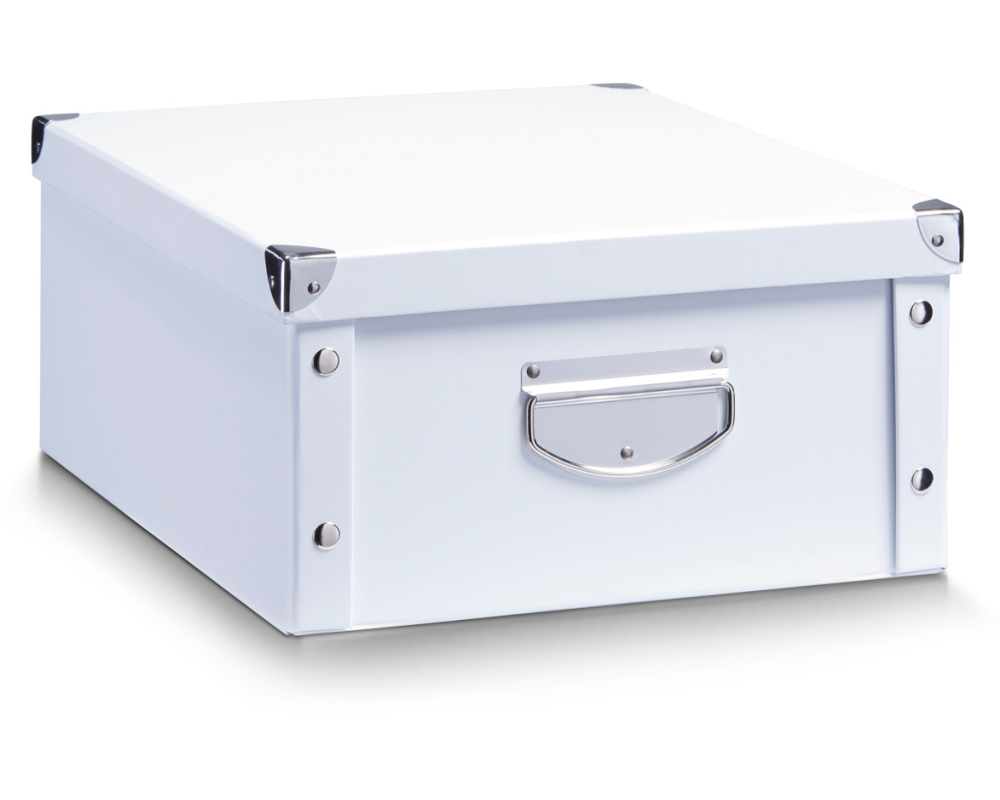 ZELLER Aufbewahrungsbox 22lt 17764 weiss 40x33x17cm