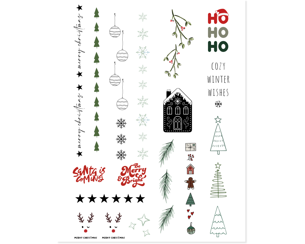 I AM CREATIVE Kerzentattoo A4 4010.72 Xmas II