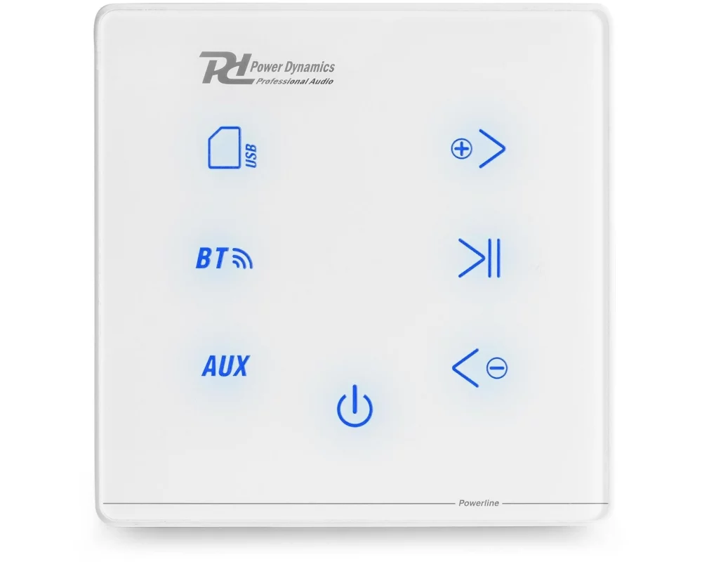 Power Dynamics Verstärker Pro Powerline A100W 4x 20W, Weiss