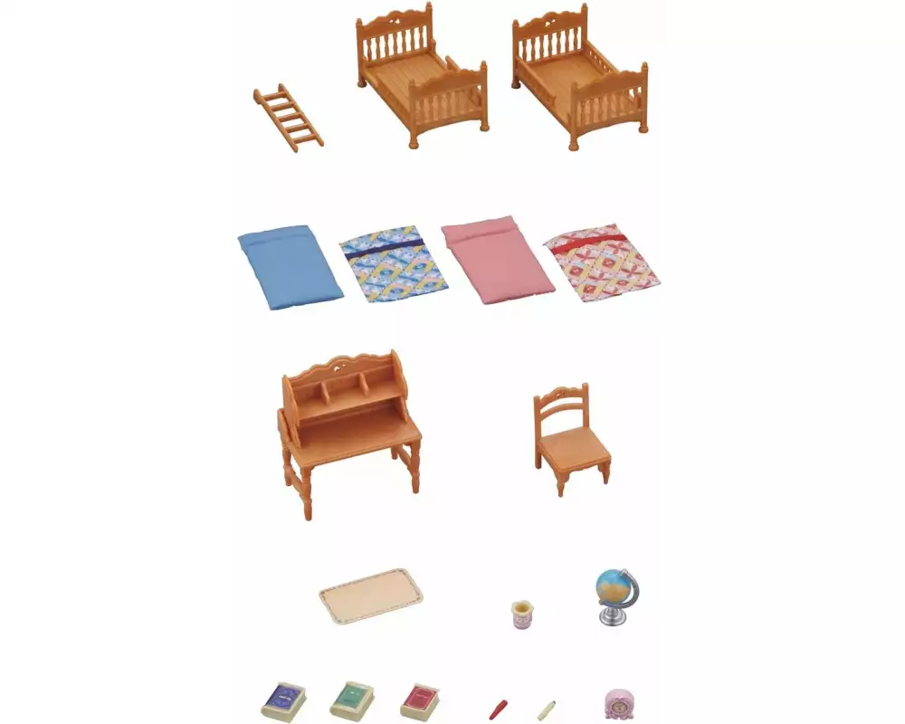 Sylvanian Families Sylvanian Families Landhaus Kinderzimmer mit Stockbett